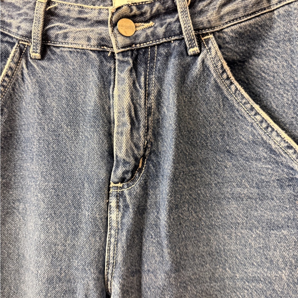 Carhartt WIP High Rise Women’s Jeans in Medium Blue Denim - Picture 6 of 13